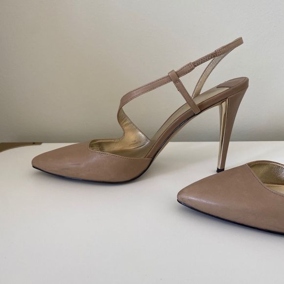 JOAN & DAVID “Annabeth” Nude Strappy Pump - Picture 8 of 16